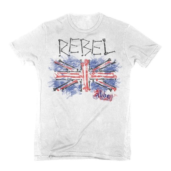 Abbey Dawn shirt Large Rockin' Rebel UK Flag Avril Lavigne band merch - Picture 8 of 9
